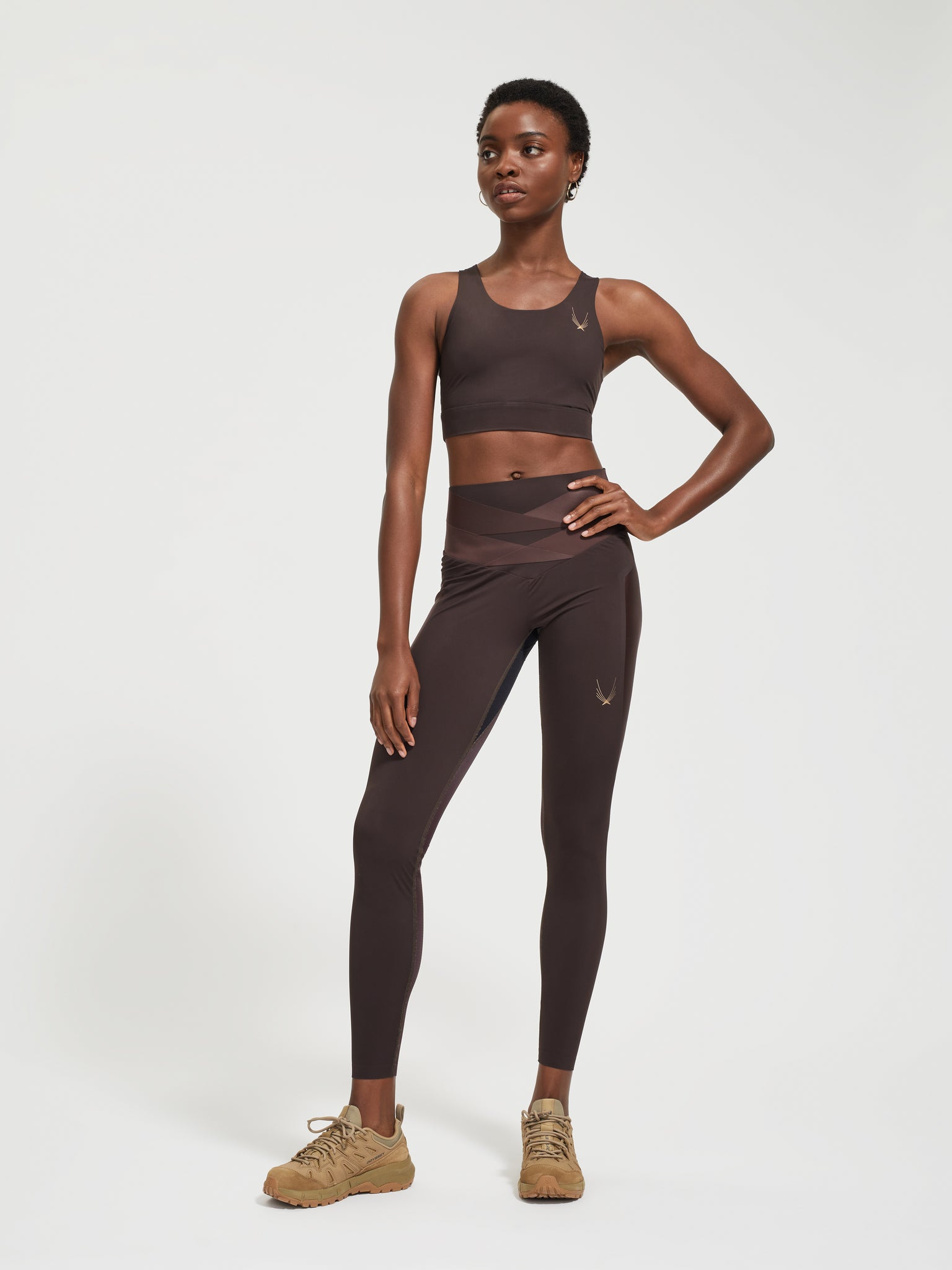 Nike leggings and best sale sports bra set